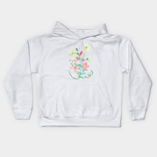 Wildflower Bouquet of Love Kids Hoodie